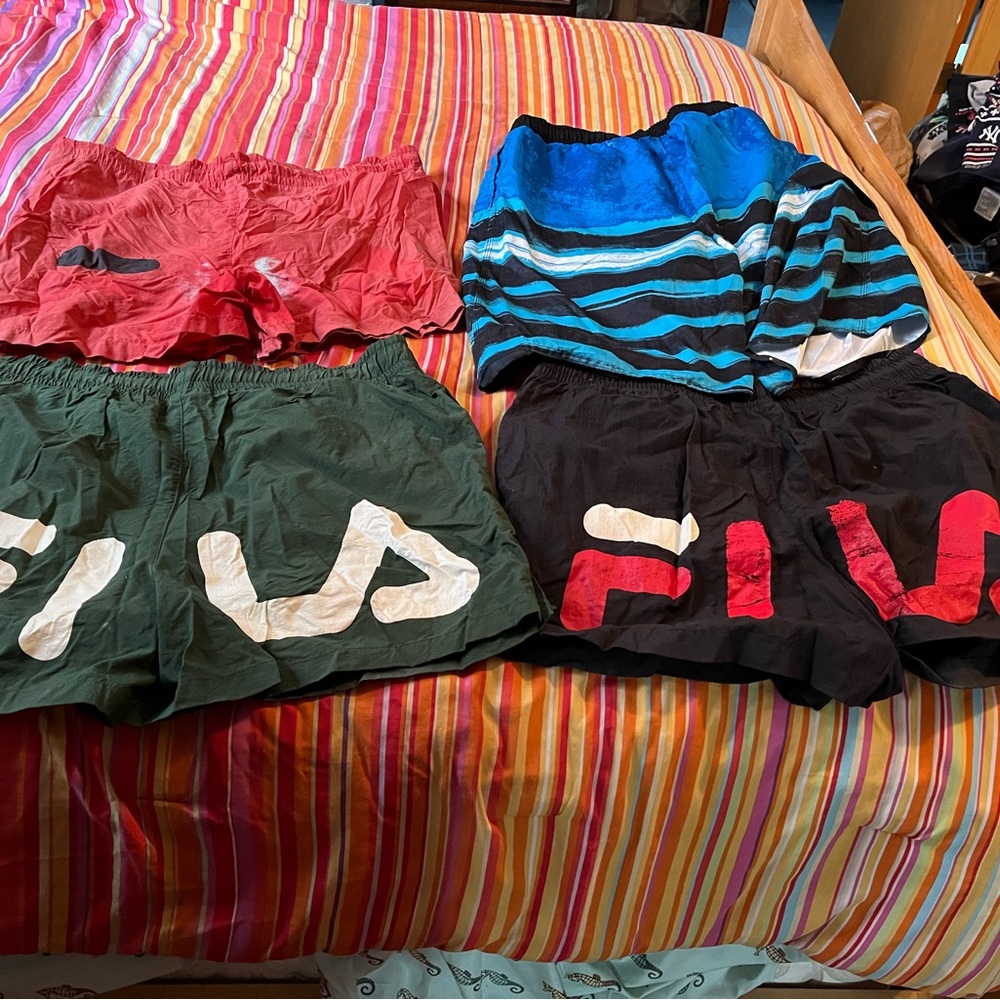 Men's swimsuit bundle Fila& Pacific scene